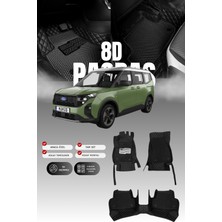 Stiloto Ford Tourneo Courier (2024 ve Sonrası) 8d Deri Havuzlu Oto Paspas | Tam Koruma,araca Özel & Hızlı Montaj