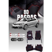 Stiloto Renault Fluence (2009-2016) 8d Deri Havuzlu Oto Paspas | Tam Koruma,araca Özel & Hızlı Montaj