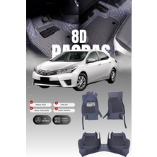Stiloto Toyota Corolla (2013-2016) 8d Deri Havuzlu Oto Paspas | Tam Koruma,araca Özel & Hızlı Montaj