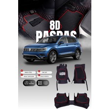 Stiloto Volkswagen Tiguan (2016-2023) 8d Deri Havuzlu Oto Paspas | Tam Koruma,araca Özel & Hızlı Montaj