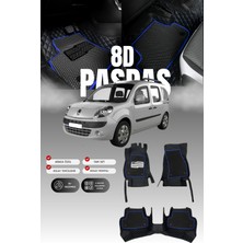 Stiloto Renault Kangoo (1998-2008) 8d Deri Havuzlu Oto Paspas | Tam Koruma,araca Özel & Hızlı Montaj