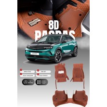 Stiloto Opel Mokka Benzinli (2021 ve Sonrası) 8d Deri Havuzlu Oto Paspas | Tam Koruma & Hızlı Montaj