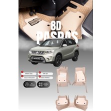Stiloto Suzuki Vitara  (2015-2024) 8d Deri Havuzlu Oto Paspas | Tam Koruma,araca Özel & Hızlı Montaj