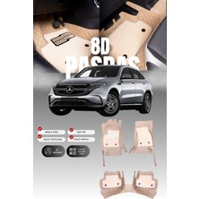 Stiloto Mercedes Eqs 400 / V297 (2020 ve Sonrası) 8d Deri Havuzlu Oto Paspas | Tam Koruma & Hızlı Montaj