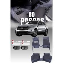 Stiloto Mercedes Eqs 400 / V297 (2020 ve Sonrası) 8d Deri Havuzlu Oto Paspas | Tam Koruma & Hızlı Montaj