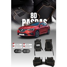 Stiloto Renault Megane 4 (2016-2025) 8d Deri Havuzlu Oto Paspas | Tam Koruma,araca Özel & Hızlı Montaj