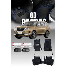Stiloto Nissan Patrol (2023 ve Sonrası) 8d Deri Havuzlu Oto Paspas | Tam Koruma,araca Özel & Hızlı Montaj