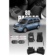 Stiloto Renault Kangoo (2009-2021) 8d Deri Havuzlu Oto Paspas | Tam Koruma,araca Özel & Hızlı Montaj