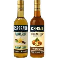 ESPERADO ŞEKERSİZ-SUGAR FREE   VANİLYA - TOFFNUT AROMALI  KAHVE ŞURUBU -2 Lİ SET  750 ml x 2 AD.