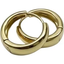 Lovira Zamansız Mini Halka Küpe- Altın Kaplama