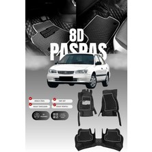 Stiloto Toyota Corolla (1998-2002 ) 8d Deri Havuzlu Oto Paspas | Tam Koruma,araca Özel & Hızlı Montaj
