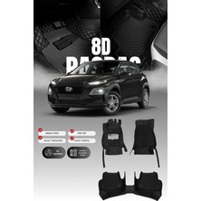 Stiloto Hyundai Kona (2017-2022) 8d Deri Havuzlu Oto Paspas | Tam Koruma,araca Özel Kesim & Hızlı Montaj