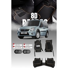 Stiloto Ford Tourneo Connect (2002-2013) 8d Deri Havuzlu Oto Paspas | Tam Koruma & Hızlı Montaj