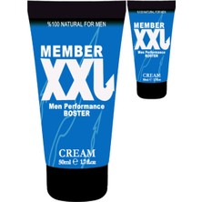 Member 50 ml 2 Adet Erkeklere Özel Boy Çap Şekillik & Krem