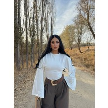 Aida Fashion Genis Kol Bluz