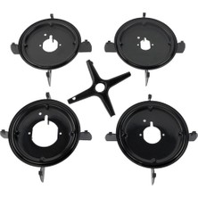 Supervac Simfer, Termikel ile Uyumlu Cam Ocak Izgara Seti 9 Parça, Izgara, Izgara Tabağı, Cezvelik