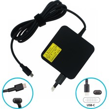 Retro Dell Latitude 5410 Model P98G, P98G007 Uyumlu Adaptör, Şarj Aleti CIHAZI 65W USB Type-C