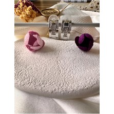 H&S Aksesuar Kalın Zirkon Taşlı Küpe