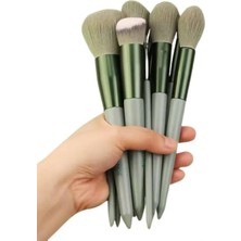 Bi Dünya Shop Dayanıklı Makyaj Fırçası Seti 13 Parça Yumuşak Kıllı Fırçalar Allık Fond - UD001X-50MTY
