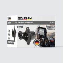 7'li N Tip Plastik Tır Dorse Fişi Dişi - Wolfram 70202