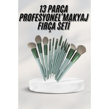 Bi Dünya Shop Dayanıklı Makyaj Fırçası Seti 13 Parça Yumuşak Kıllı Fırçalar Allık Fond - UD001X-50QFV