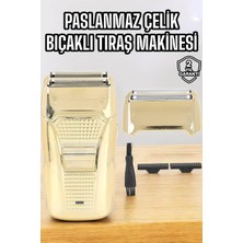 Bi Dünya Shop Tıraş Makinesi Paslanmaz Çelik Şarjlı Taşınabilir - UD001X-50R863