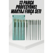 Bi Dünya Shop 13 Parça Taşınabilir Kılıflı Profesyonel Makyaj Fırça Seti Pudra Allık Fond - UD001X-50QFU