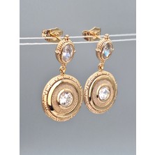 Duru Aksesuar Vip Seri Rosegold Renk Tasarım Küpe