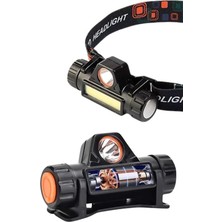 Bi Dünya Shop Kafa Lambası Çalışma Işığı Kafa Feneri Şarjlı Mıknatıslı Fenerli - UD001X-50MQC2