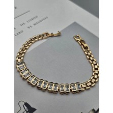 Duru Aksesuar Vip Seri Rosegold Renk Tasarım Bileklik