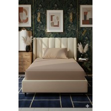 Favora %100 Pamuk Ranforce Premium Tek Kişilik Lastikli Çarşaf Seti - Mo