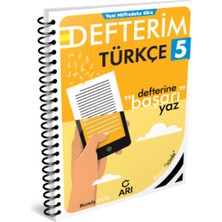 Arı Yayıncılık 5.Sınıf Türkçemino Türkçe Defterim Arı Yayınları