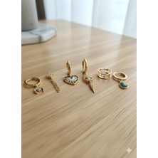 Duru Aksesuar Vip Seri 6'lı Küpe