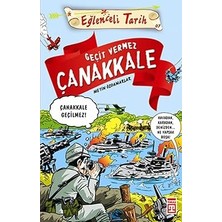 Kapı Yayınları Geçit Vermez Çanakkale - Eğlenceli Tarih + Marifetname 1-2 (Ciltli - Kutulu Set)