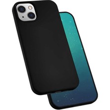 Akare iPhone 13 Mini Uyumlu Akre Silk Silikon-Siyah