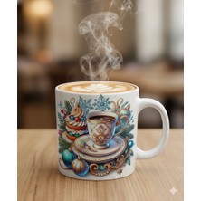 Yılbaşı Hediye  Kupa 25, Tasarım Kupa, Baskılı Seramik Kupa, Temalı Kupa, Özel Tasarım Bardak, Kahve Kupası, Hediyelik Kupa