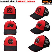 Wily Wear Şapka Kırmızı Fileli