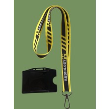 Staffy Sarı Radyoloji Temalı Yaka Ipi