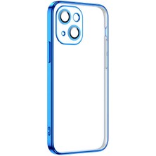 Akare iPhone 13 Mini Uyumlu Akre Krep Kapak-Mavi