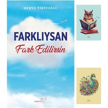Dara Yayınları Farklıysan Fark Edilirsin - Merve Tiritoğlu - Kişisel Gelişim Kitabı 9786258446241 Defterli Seti