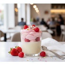 MerciTech Çilekli Magnolya/yasemin Çiçeği KOKULU/PREMIUMSOYA-WAXKARIŞIMIDEKORATIFMUM/300ML