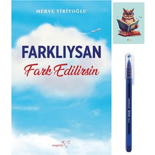 Dara Yayınları Farklıysan Fark Edilirsin - Merve Tiritoğlu - 9786258446241 -(Kalem ve Baykuş Not Defterli)