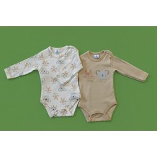 Luggi Baby Erkek Bebek Organik Koala 2li Çıtçıtlı Body