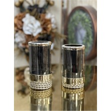 CITY gold Pirinç Şamdan - Mumluk 22-25 cm