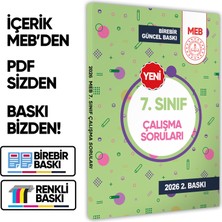 2026 7.Sınıf MEB Tüm Dersler Çalışma Soruları Soru Bankası (Renkli Baskı A4 Boyut) BASKI ÜCRETİ