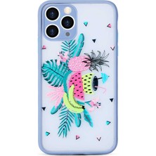 Akare iPhone 12 Pro Uyumlu Akre Fily Kapak-Mor