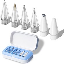 Microcase Apple Pencil 2./1. Nesil Pencil Pro / Usb-C Için iPad Pro/mini/air Dayanıklı 6 Yedek Uç - AL5405