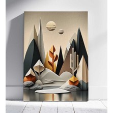 Minimalist Doğa Vizyonu Oturma Odası Salon Kanvas Tablo Duvar Resim