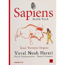 Kapı Yayınları Sapiens: Grafik Tarih Birinci Cilt: Insan Türünün Doğuşu + Marifetname 1-2 (Ciltli - Kutulu Set)