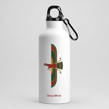 Zerya Isme Özel Ahura Mazda Kancalı Su Matarası - 600 Mlt (Isim Için Mesaj Atınız)